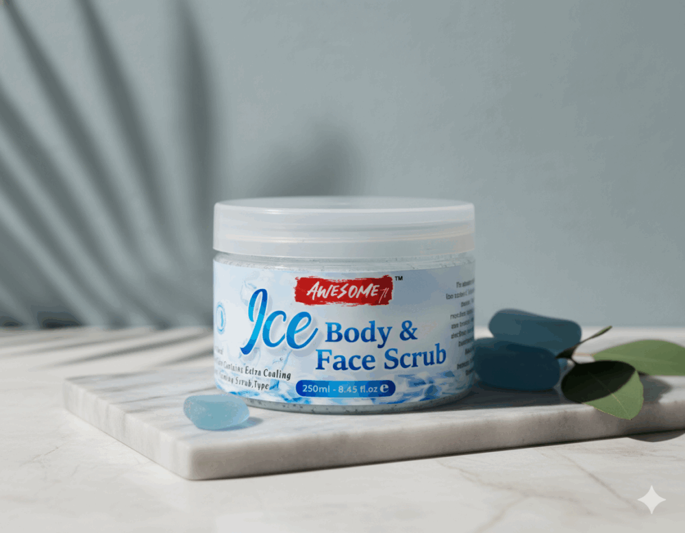 Awesome Ice Face And Body Scrub